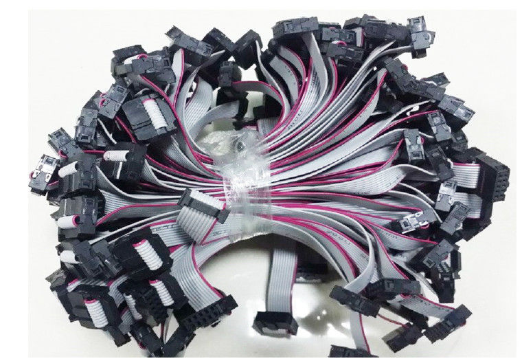 전자 케이블 조립 회사 UL ROSH 300V 2c 3c 22awg 28awg 멀티 코어