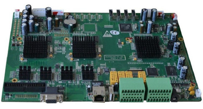프로토타입 PCB 부품 조립 1.6mm 2층 인쇄 회로 보드 조립 납 없는 Rohs