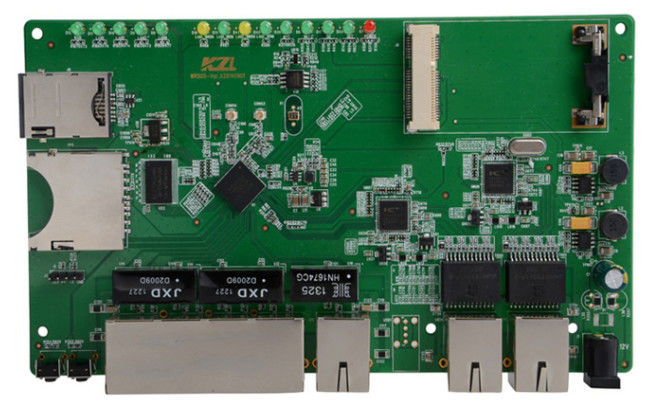 프로토타입 PCB 부품 조립 1.6mm 2층 인쇄 회로 보드 조립 납 없는 Rohs