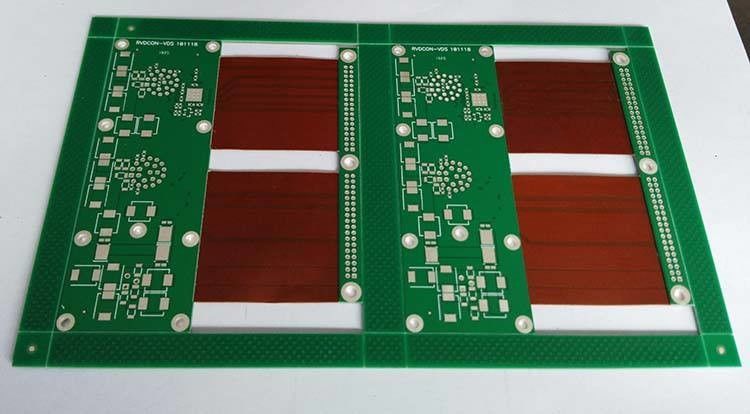 1/2oz 폴리아미드 유연 PCB 제조 보드 PI 재료 흰색 노란색 솔더 마스크 저항