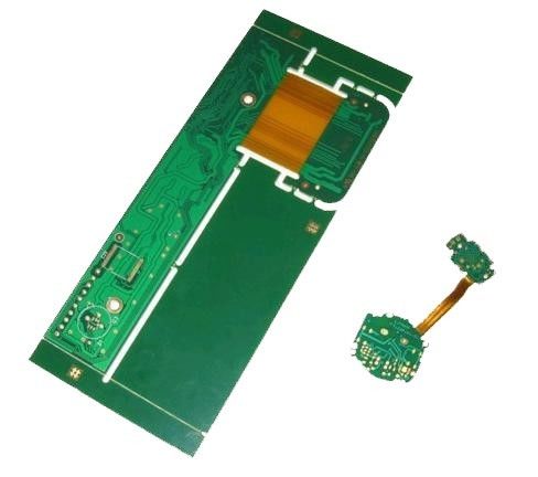 강직 플렉스 PCB 맨 보드 UL 인증 EV 및 저항 제어 블랙 실크 스크린 색상