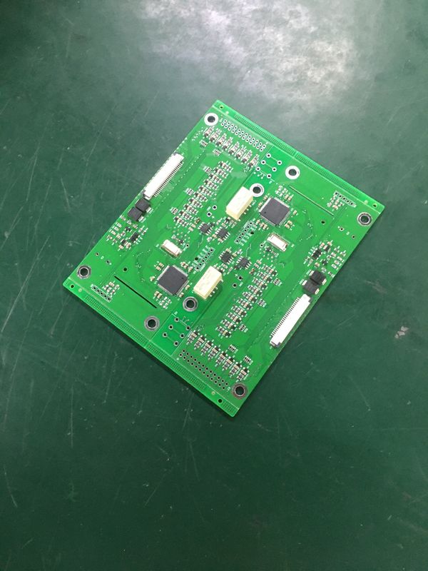 2 층 2.4mm 무거운 구리 4OZ PCB 맨 보드 납 없는 HASL FR4로 전력 보호