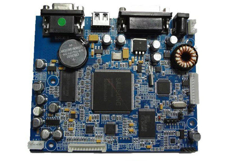 프로토타입 PCBA 몰입 진 1.60mm PCBA 블랙 솔더 마스크 의료 PCB 배터리 내장