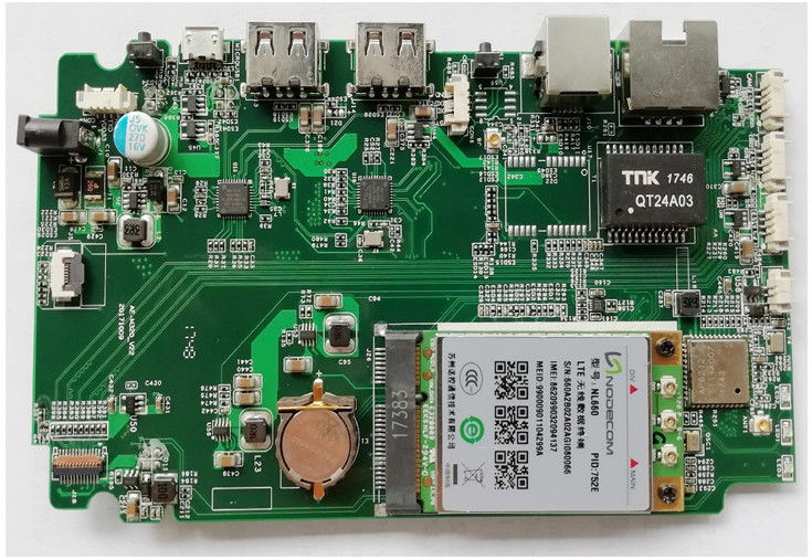 FR-4 PCB 조립 IPC 클래스 2 또는 3 표준 5 계층 4 밀리 라인 쿼크턴 PCB