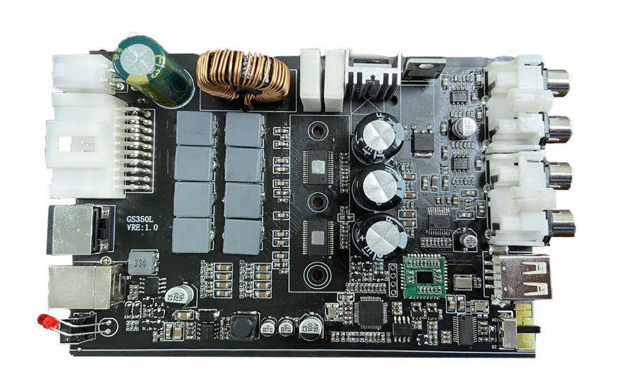 전자 Pcba 회로 보드 녹색 실크 턴키 PCB 조립 ENIG 2U 몰입 금 IPC 클래스 II / III