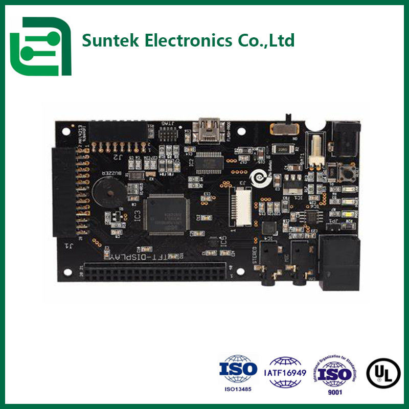 고품질 PCB 어셈블리 검은색 FR4 HDI와 저항 제어 및 SMT 새 에너지 차량