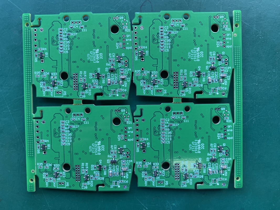화이트 솔더 마스크 전력 보호 PCB 어셈블리 1.6mm 두께와 Rohs 인증