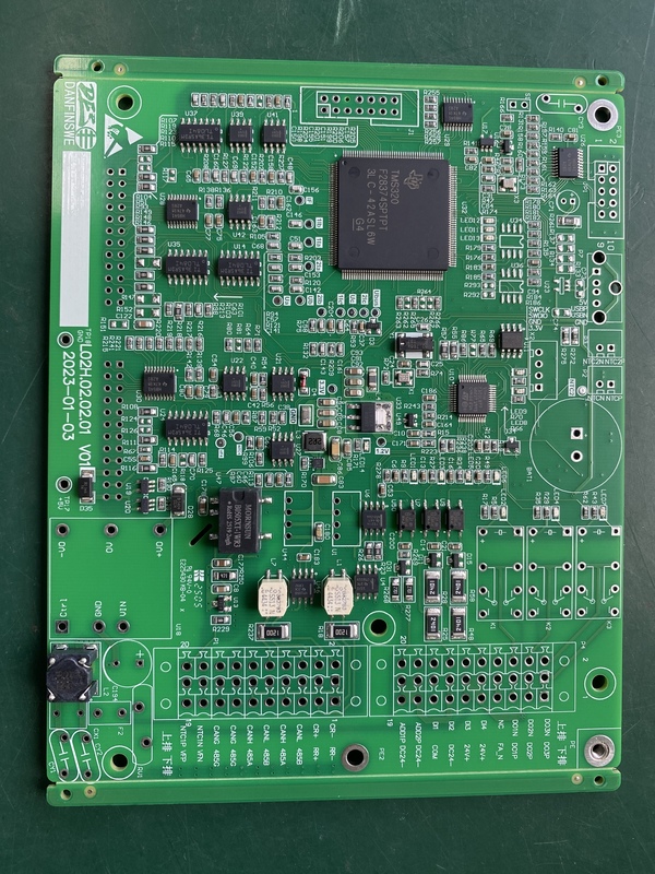 화이트 솔더 마스크 전력 보호 PCB 어셈블리 1.6mm 두께와 Rohs 인증