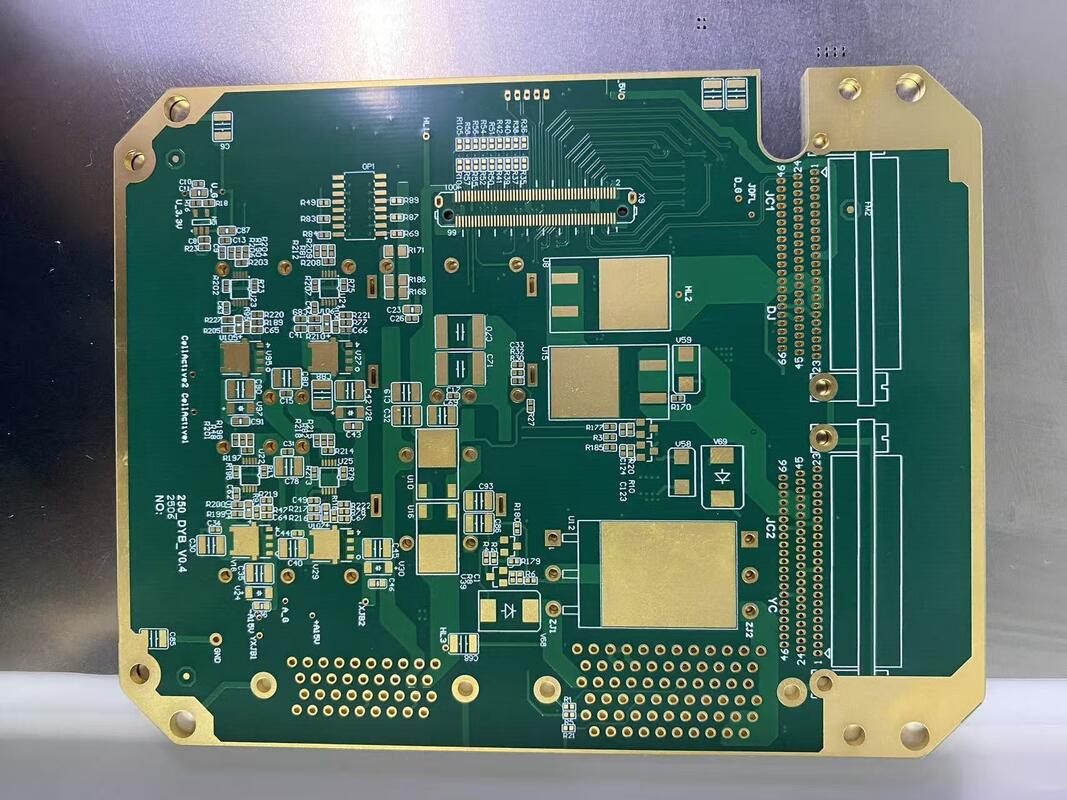 HDI PCB 통신 PCB 조립 6 층 및 HASL 납 없는 표면 마무리 포함 통신 네트워크의 성능에 맞춘