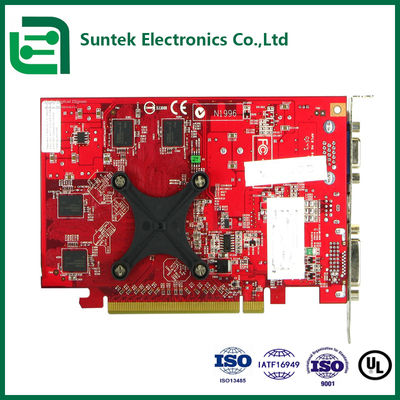 고속 PCB 골드 핑거 보드 8L, ENIG 마감