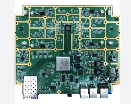 전자 Pcba 회로 보드 녹색 실크 턴키 PCB 조립 제조업체 ENIG 2U 몰입 금 IPC 클래스 II / III